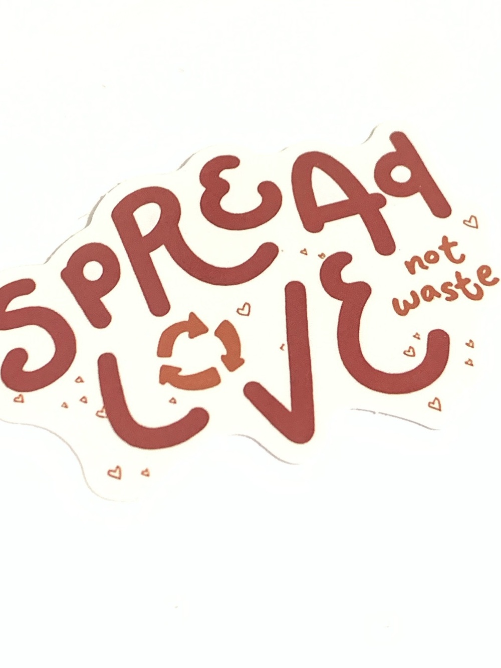Spread Love Vinyl Sticker - Picture 2 of 3